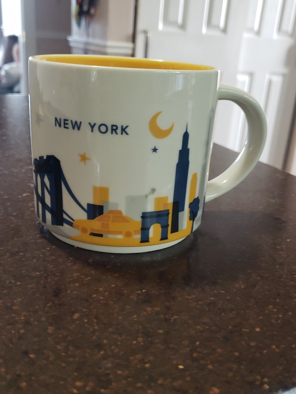 2013 Starbucks New York You Are Here Collection 14oz Coffee Cup Mug